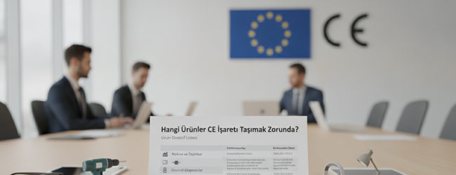 Hangi Ürünler CE İşareti Taşımak Zorunda? Ürün Grupları ve İlgili AB Direktifleri