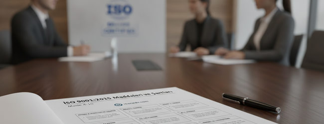 ISO 9001:2015 Maddeleri ve Şartları: Madde 4'ten 10'a Standardın Yapısı